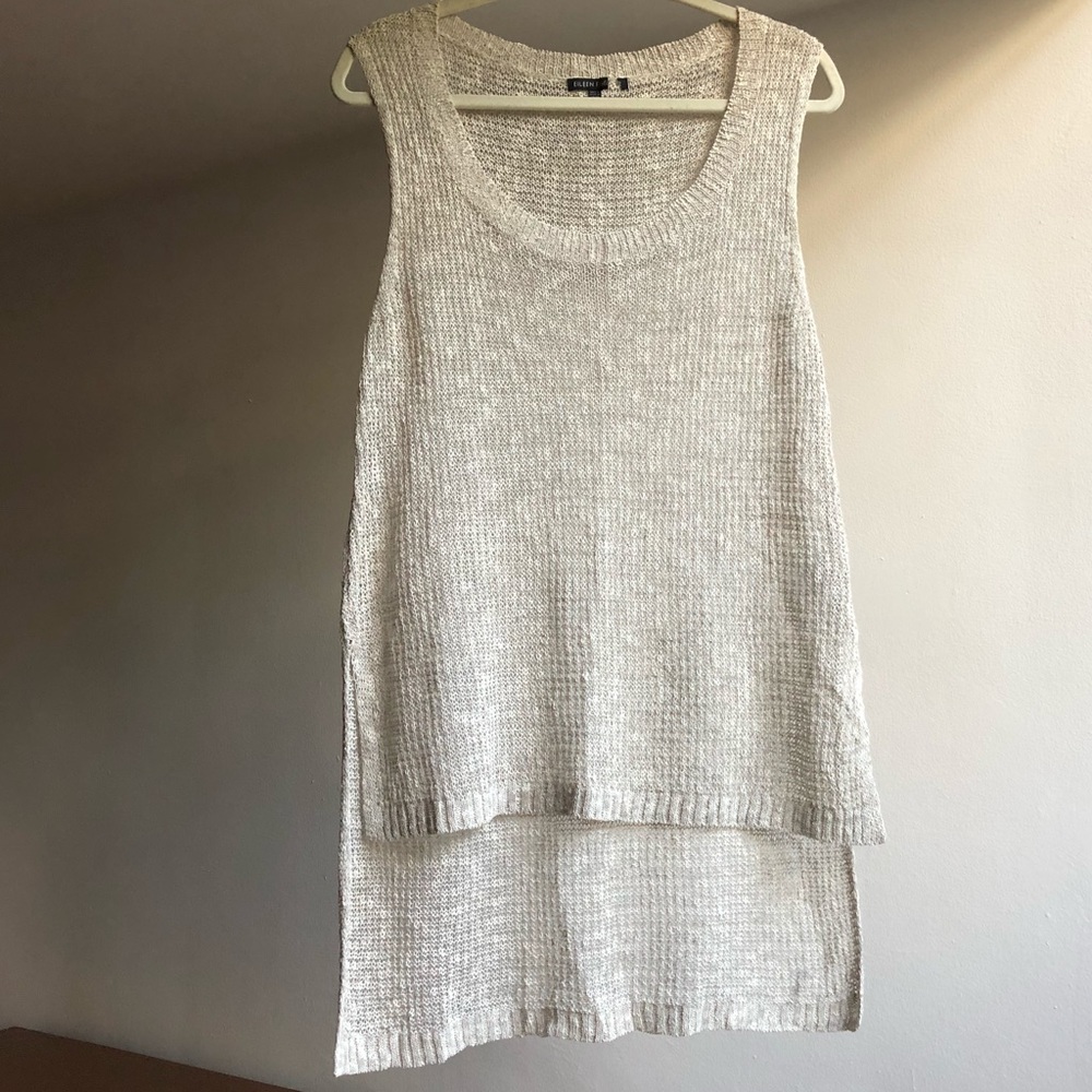 High Low Layering Top W/ Side Slits